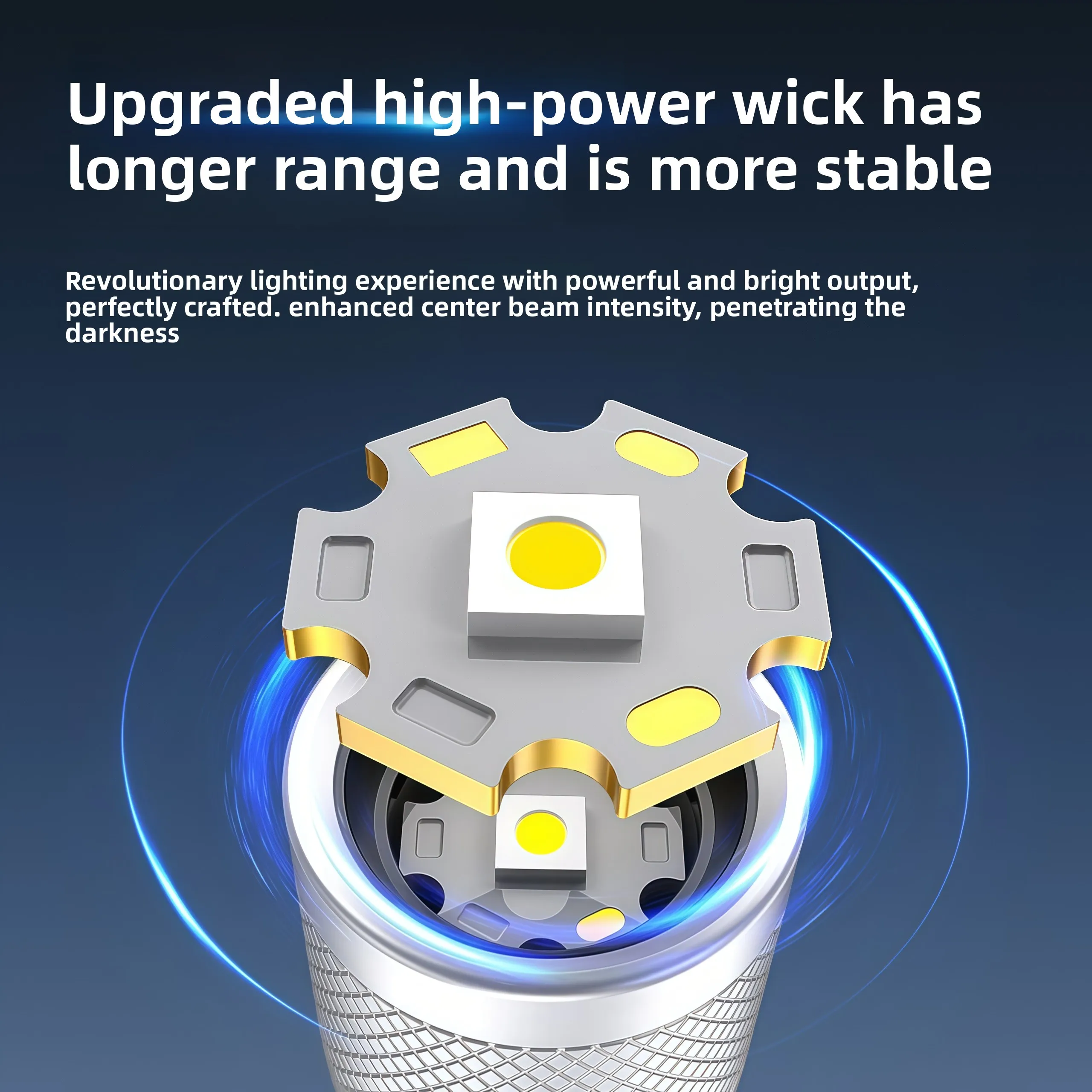 مصباح يدوي قوي للغاية طويل المدى قابل لإعادة الشحن للدراجات الخارجية، مدفع أورورا تكبير الأضواء، كشاف ليزر كبير c #4