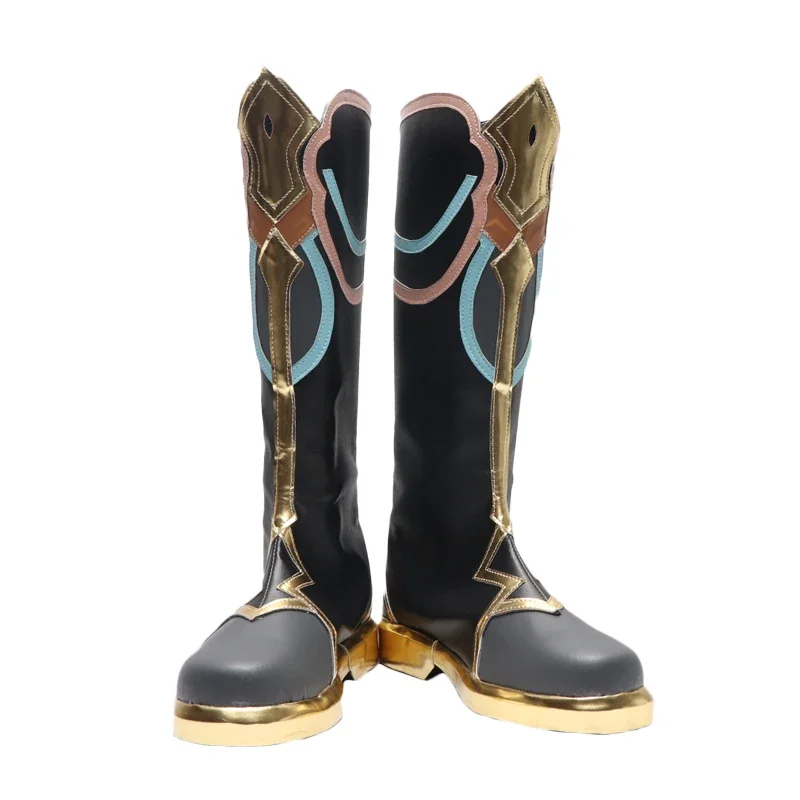 새로운 게임 코스프레 신발 Honkai:스타 레일 Dan Hen 음료 Moon Jun 부츠 할로윈 Aksesori Dibuat Sesuai Pesanan