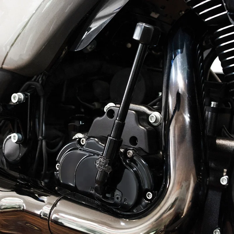 Keybear HD Touring Model Motorcycle 6-Speed Reverse Gear Box System 103/117/114 Alloy Black Chrome A-CLASS Fit for