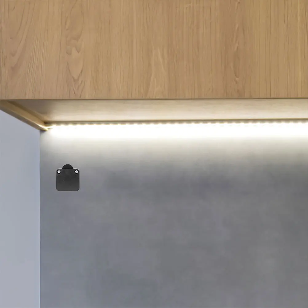 

3 pcs Auto Reset Door Control Switch Durable Abs Copper Sensitive Touch Button For Rv Cabinet Wardrobe Pantry Light Switch