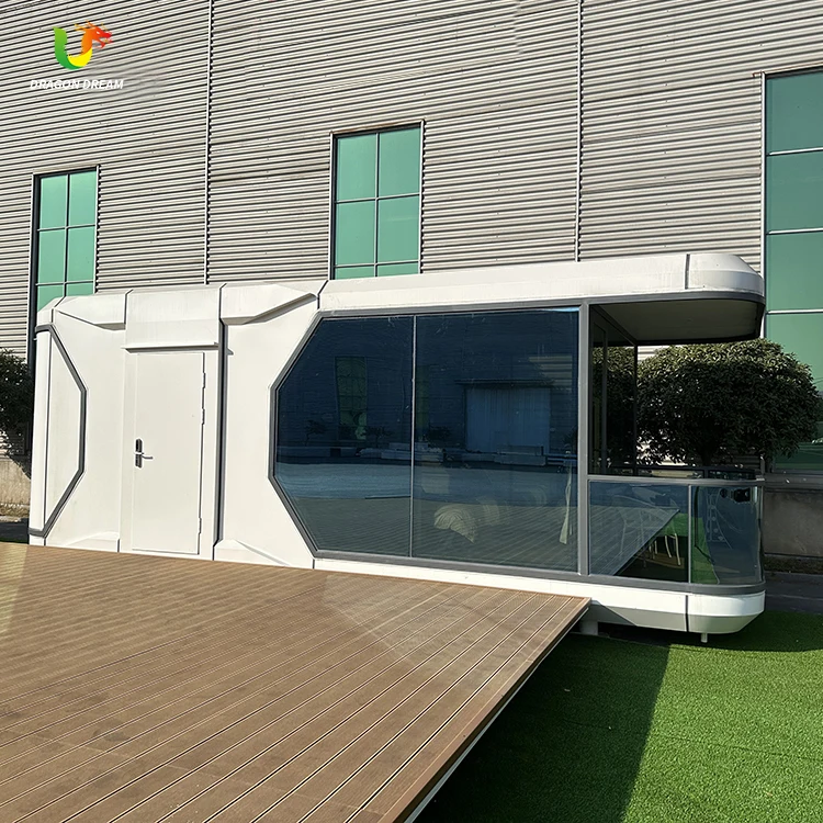 Movable Landscape Featured Hotel Private Residence Space Cap sule hot sale Outdoor Mobile Prefab House