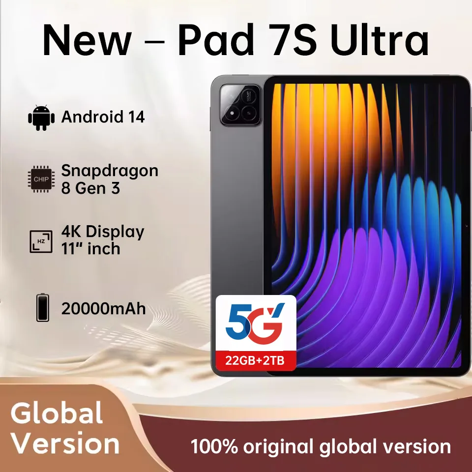 yZ[zV^ Mi Pad 7 Pro Ultra ŐVO[o ^ubg mi Android 14 Snapdragon 8Gen3 11C` \tgCgXN[ WiFi GPS WPS 5G PC