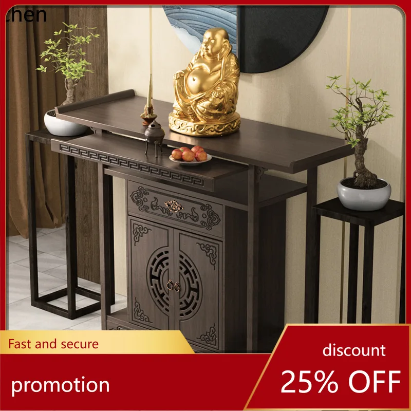 CZ  Altar Buddha Table Incense Case Bodhisattva Guanyin Table God of Wealth Buddha Table Altar Cabinet