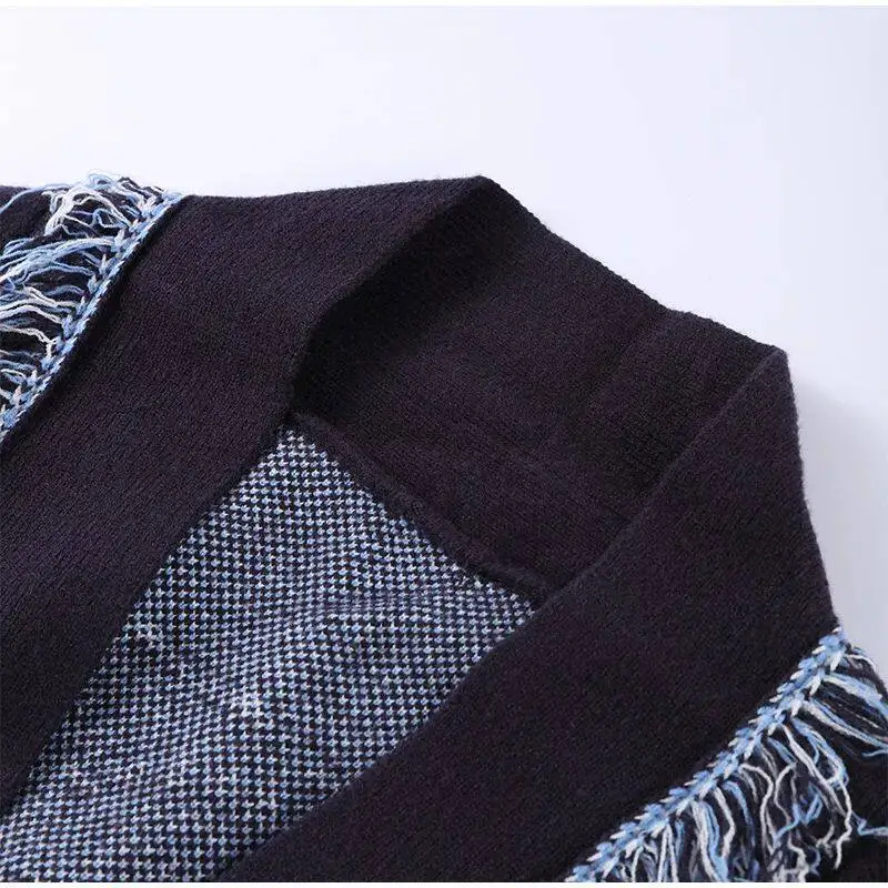 2026 Spring & Autumn New Arrival Women's V-Neck Long Sleeve Knit  Street Casual Outerwear Warm Cozy Sweater for Ladies view 5