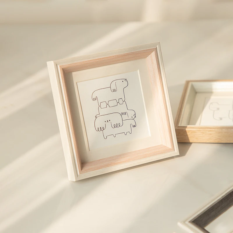 3Pcs Square Photo Frames Empty Frame