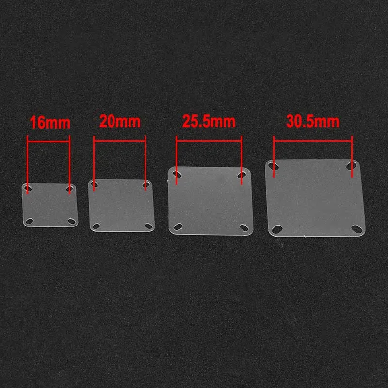 10PCS Anti-conductive Flight Controller ESC Isolation Sheet Insulation Gasket Protect Spacer 30.5/25.5/20/16mm for RC FPV Drone