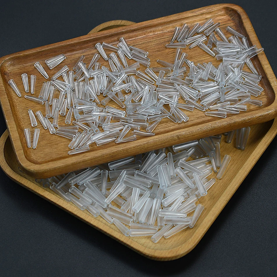 100 Stück Angelhaken-Schutzhüllen, Widerhakenschutzkappen, allgemeine Spitzen-Schutzkappen, Sicherheitsabdeckungen für Angelhaken und Köder – Detail 1