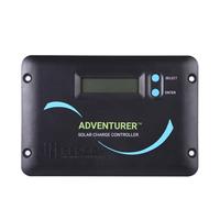 Renogy Adventurer-Li 30A Solar Controller - Flush Mount Design for RV/Camper Walls, 12V/24V Auto PWM Charger, LCD Display
