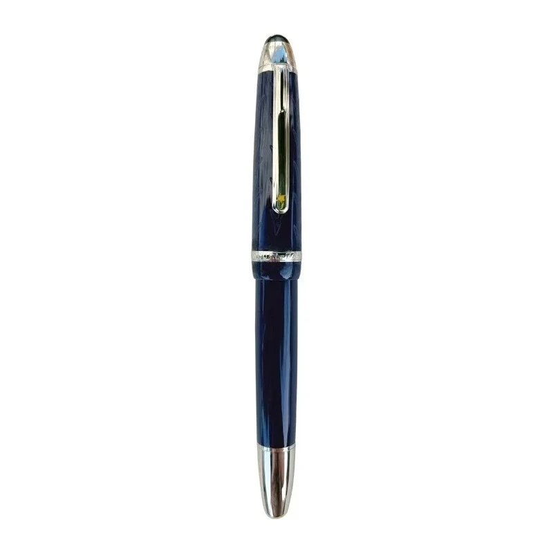 New Lemon M6 Resin Piston Fountain Pen Blade Long Knife Nib Hand-Polished Iraurita Nib Writing Stationery Gift With Ink Window