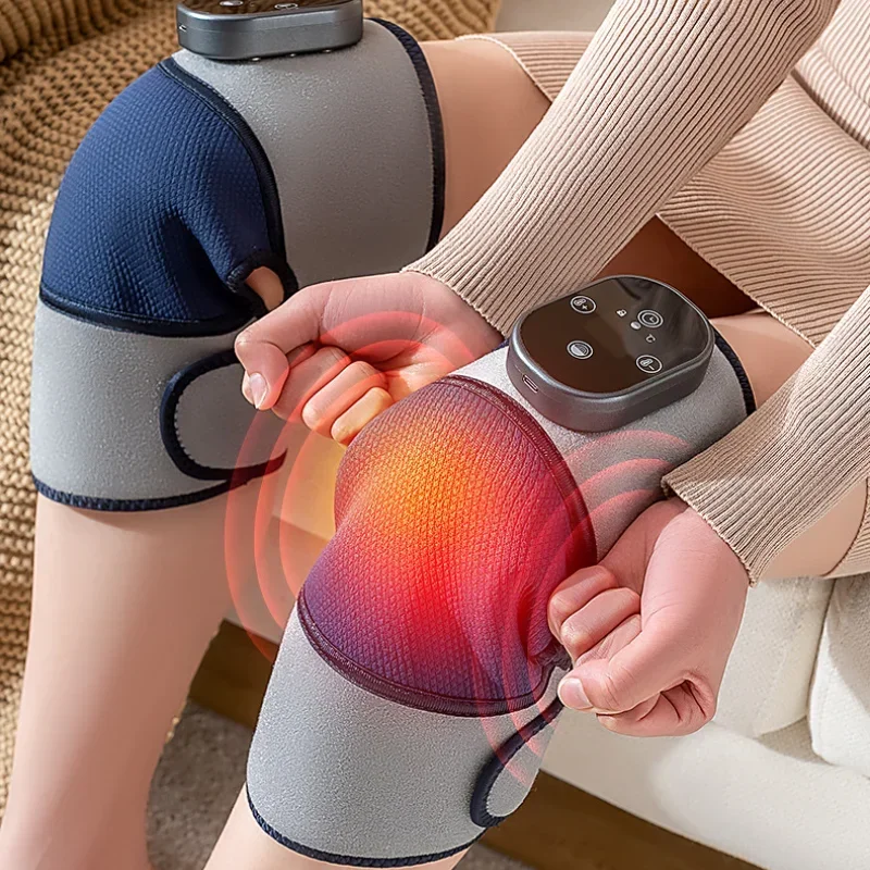 Massagem Simulada Mão Elétrica, Vibração, Compressa Quente, Almofadas De Ombro, Cotovelo Massager, Joelheiras Multifuncionais, Massagem Térmica