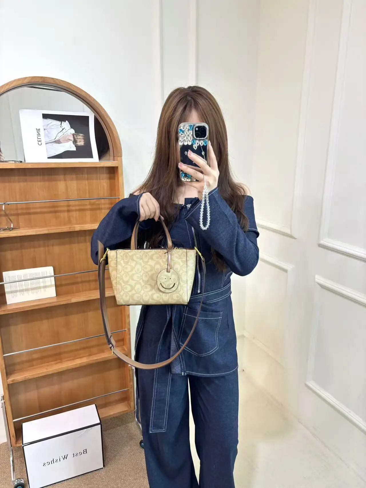 2025 Nuevo modelo Bolso de mano Bolso de mano retro, bolso de cesta, bolso práctico