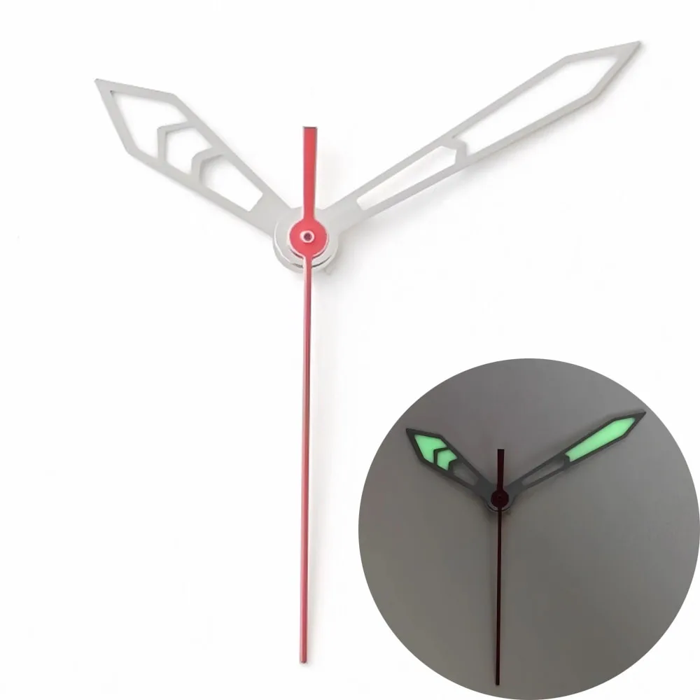 

NH35 Hands, Green Luminous Watch Hands for NH35 NH36 NH38 Movement 9.5- 14- 15mm Hollow Pointers Needle Watch Modified Parts