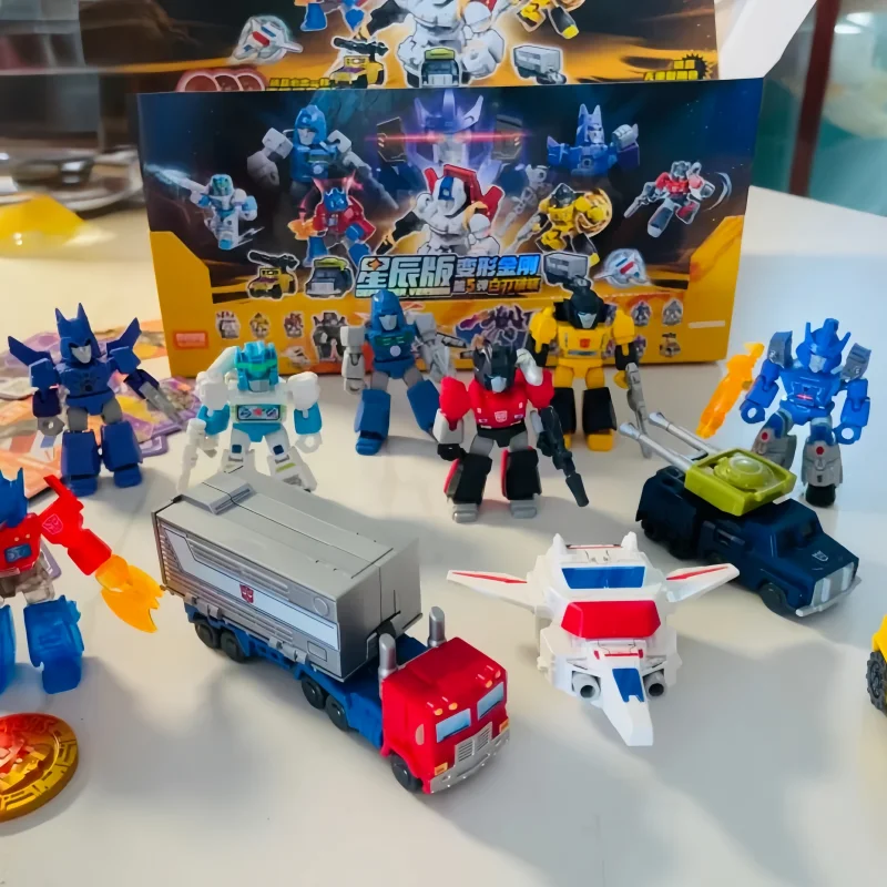جديد Blokees محولات المدافع نسخة موجة 5 عمل أرقام Galvatron Jetfire أوبتيموس رئيس صندوق أعمى الجمعية نموذج اللعب