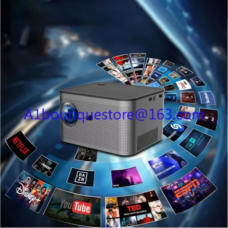 HY350 4k Video Mini Projector Home Light Emitting Diode Portable high definition intelligent projector