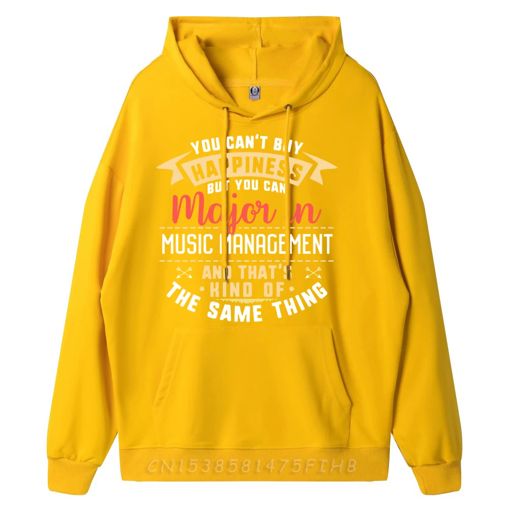 Funny Music Management Major StudenHoodies Graduation Plain Sweatshirts Wholesale Men's Clothing Deals Crazy