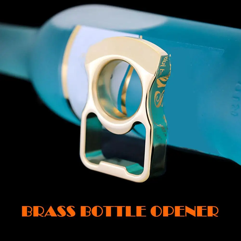 Can Opener Adjustable Bottle Opener Stainless Steel Opener Kitchen Beer Grip Accessories To Brass Manual Cap Easy F4U8