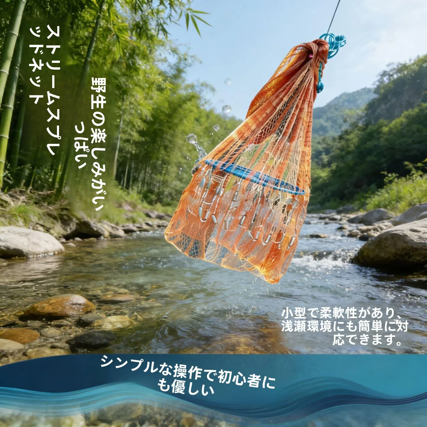 outdoor-entertainment-fishing-net-disk-type-automatic-balance-lead-drop-hand-casting-net-heavy-duty-dyneema-line-catch-fish