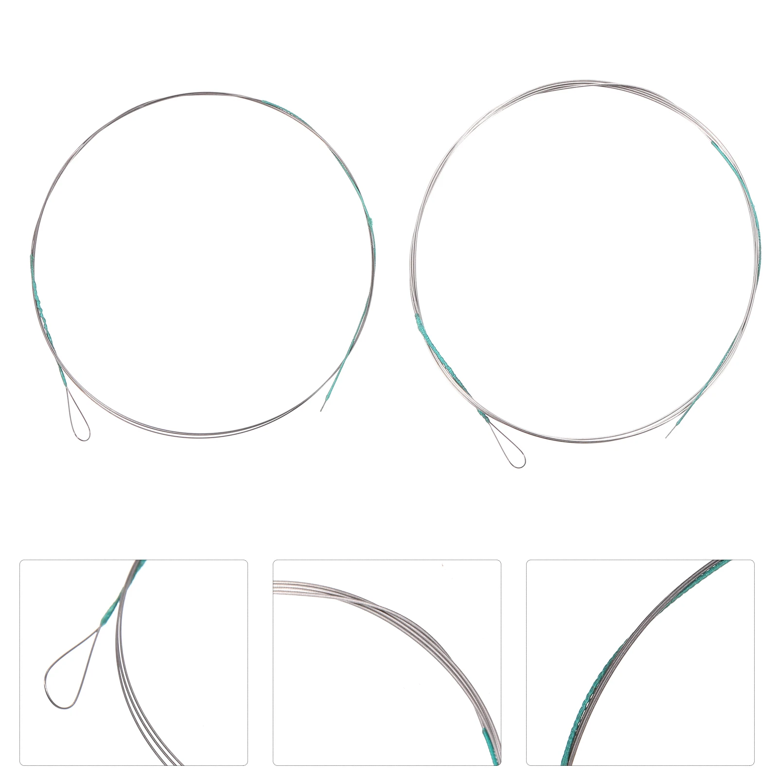 2 قطعة استبدال سلسلة Erhu سلاسل معدنية عالية المتانة مجموعة كاملة للمبتدئين القيثارة صوت سلس وعمر خدمة طويل #2