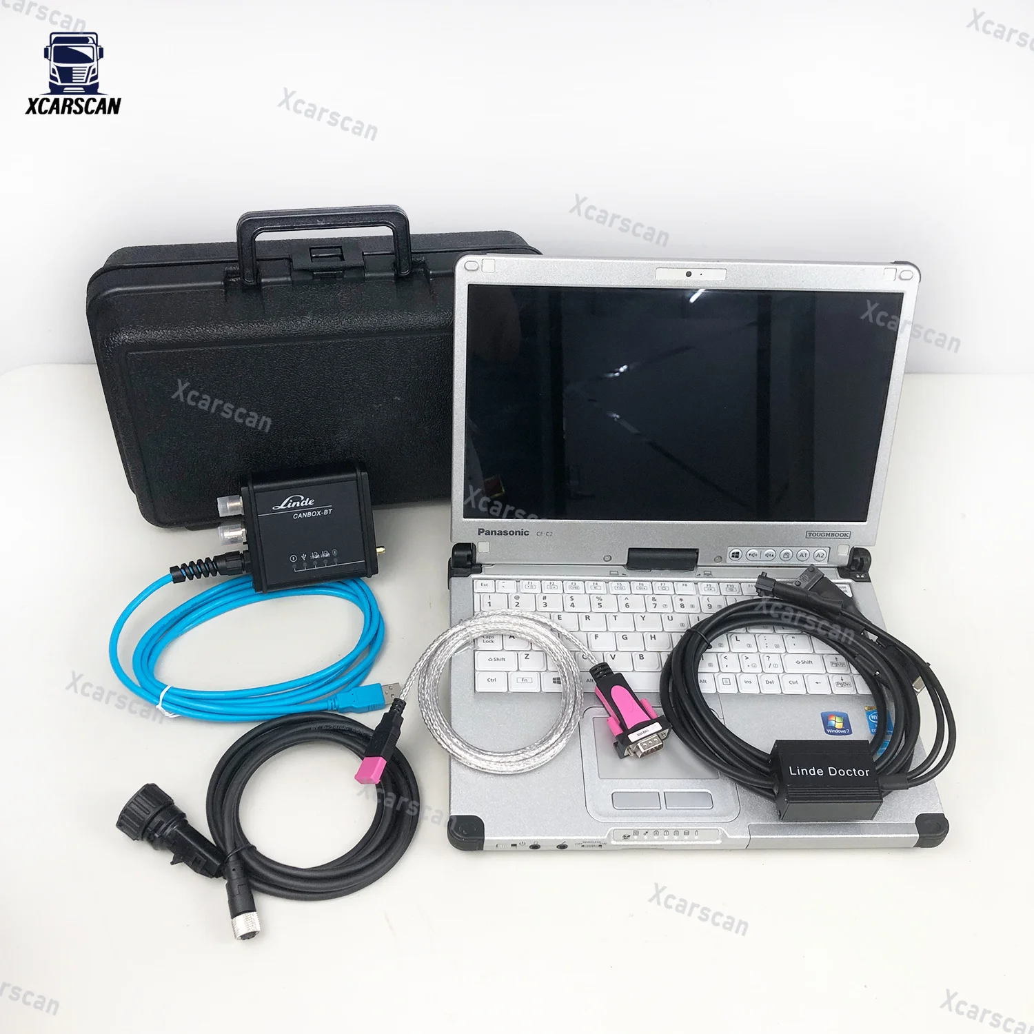 CFC2 Laptop and 2025 Forklift Professional Diagnostic Tool For Linde Canbox BT Kit Electric CANBOX TO TRUCK Pathfinder LSG