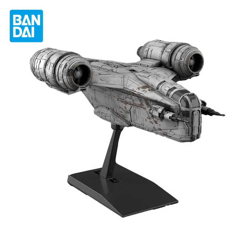 Bandai Star Wars Anime Figure Assemble Model Razor Crest Regular Version Action Figure Spaceship Birthday Gift Children's Toys