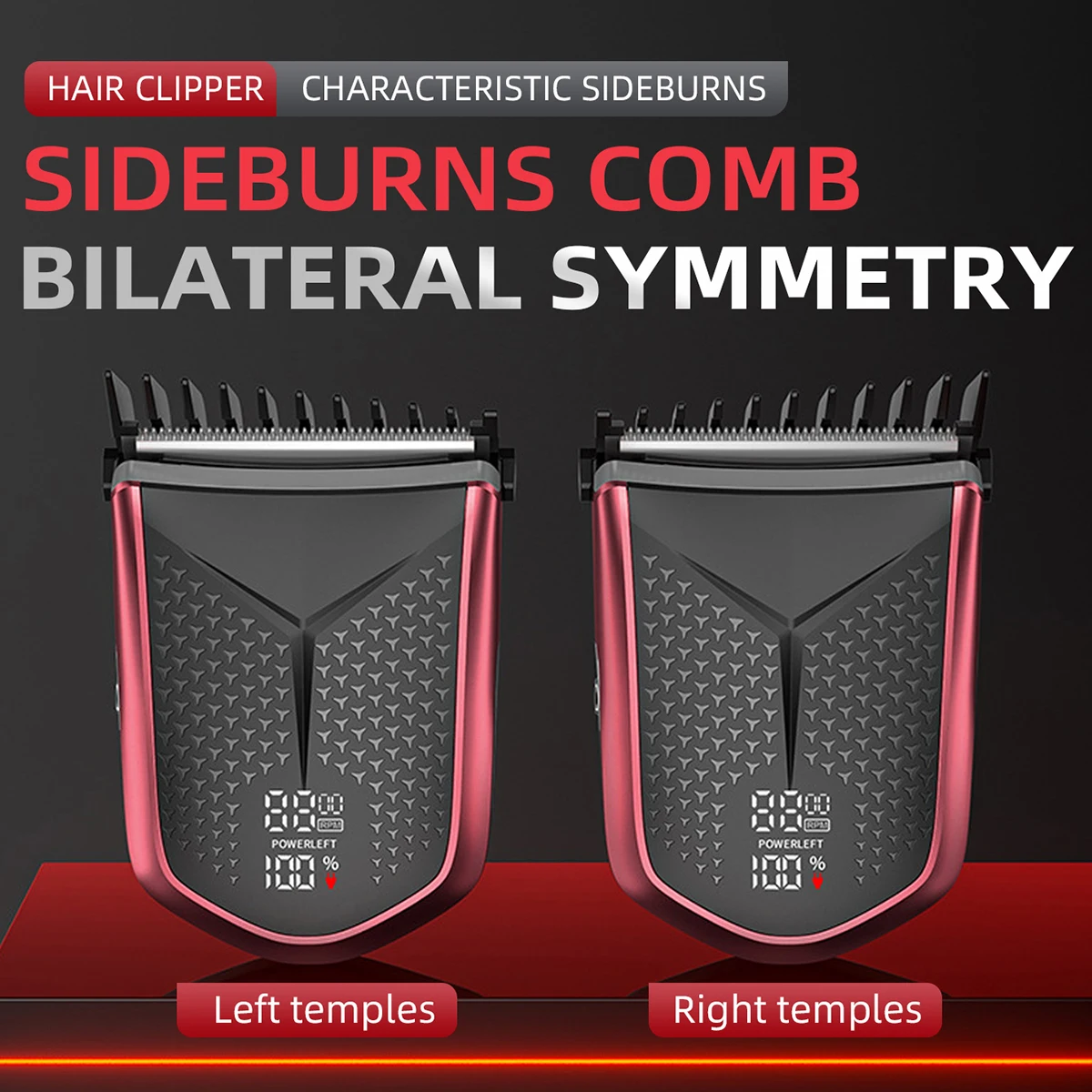 KIKIDO Rasoir KK-4500 pour hommes Rasoir électrique Rasoir professionnel Machine à raser portable Mini tondeuse à barbe Razor ReciprocBrian