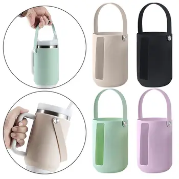 손잡이가 있는 컵 커버 가방 케이스, 컵 슬리브, 캠핑 음료 용기 액세서리, 실리콘 병 컵 파우치, 스탠리 컵용, 40oz