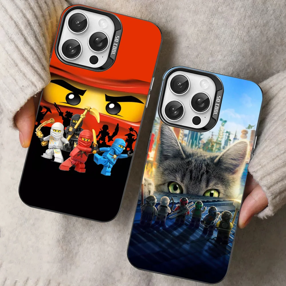 L-Lego N-Ninjago Phone Case For iPhone 16 15 14 13 12 11 Pro Max X XR XSMAX 8 7 Plus Matte Shockproof Back Cover