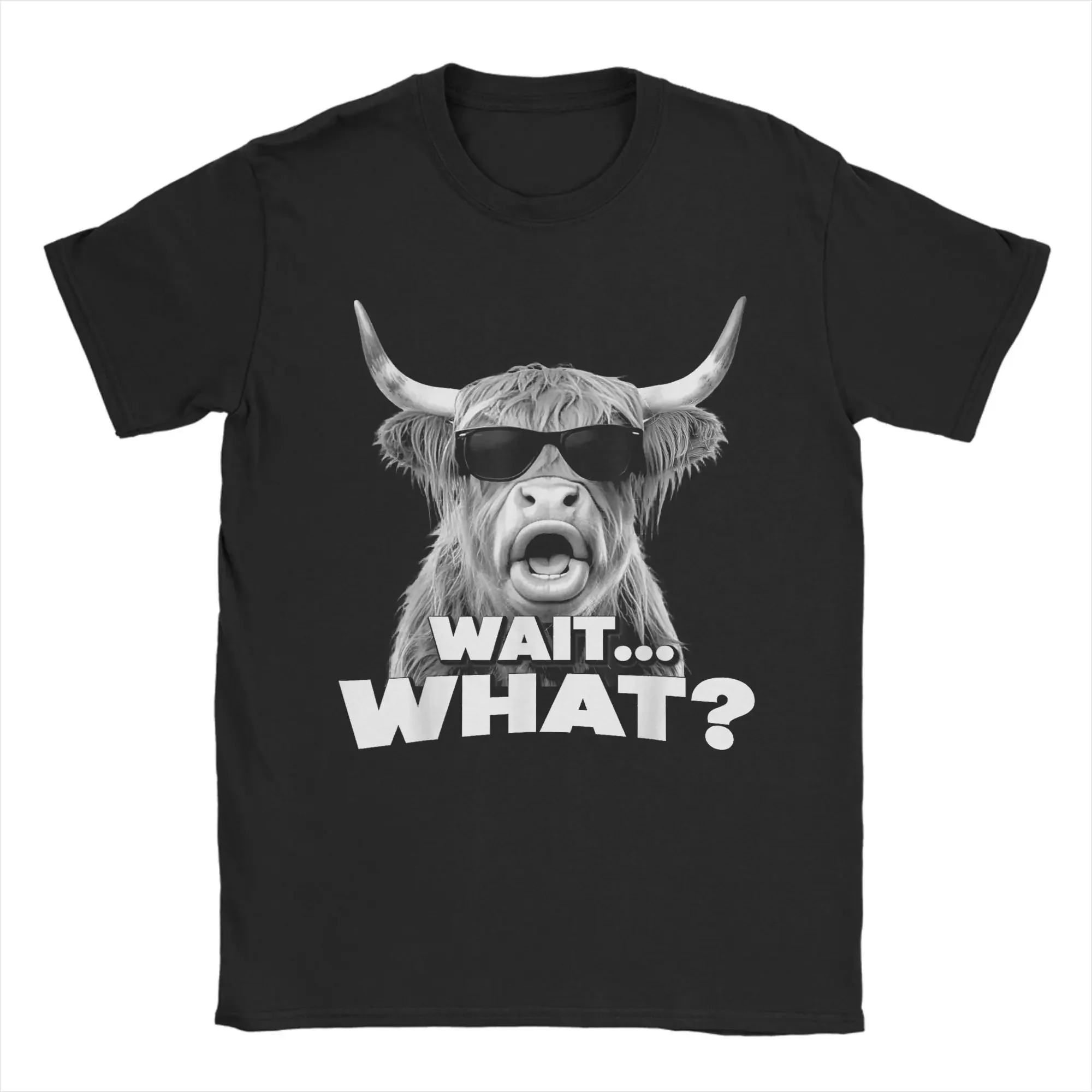 ¡Espera... Qué camiseta divertida de algodón con meme de vaca Charolais para parejas, camisetas urbanas, camisetas cómodas, tallas grandes, tops en oferta.