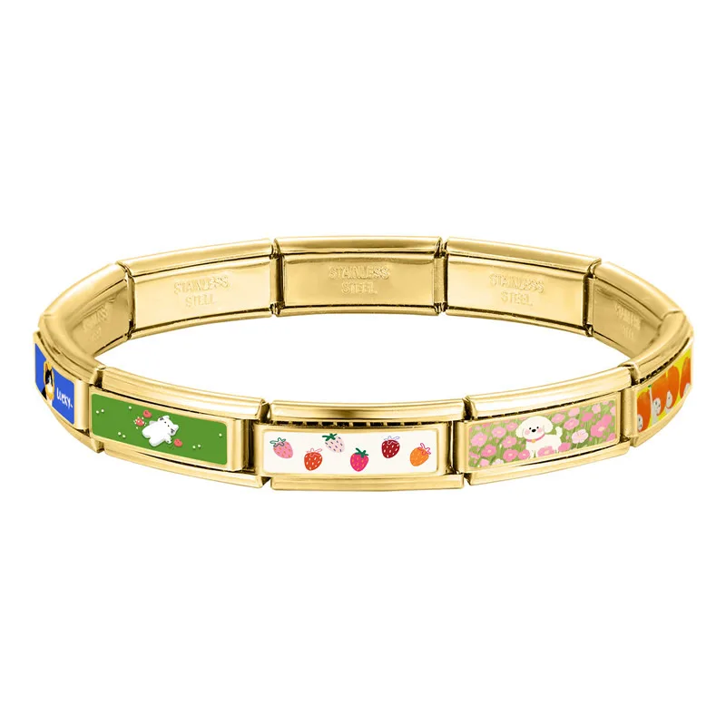 جديد جميل الحيوانات الأليفة القطط والكلاب وصلات سحرية إيطالية تناسب 9 مللي متر سوار الفولاذ المقاوم للصدأ النساء الرجال DIY بها بنفسك صنع المجوهرات