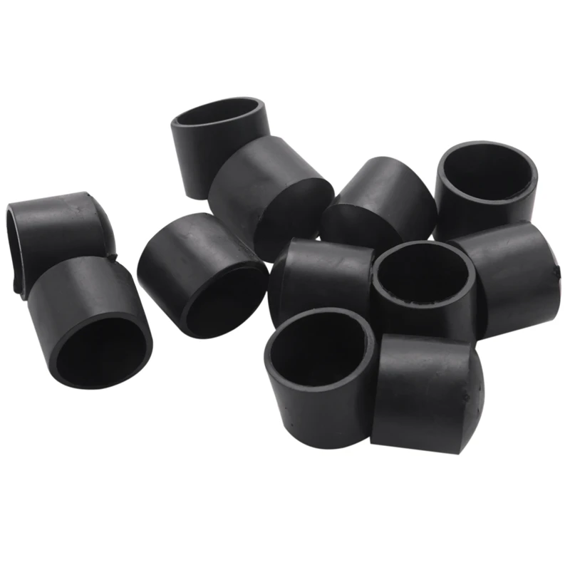 12 Pcs 16mm Inner Rubber Foot Caps Pipe Caps Protective Caps Chair Caps Cap