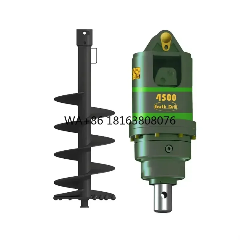 1700W hydraulic auger with motor gearbox for mining auger