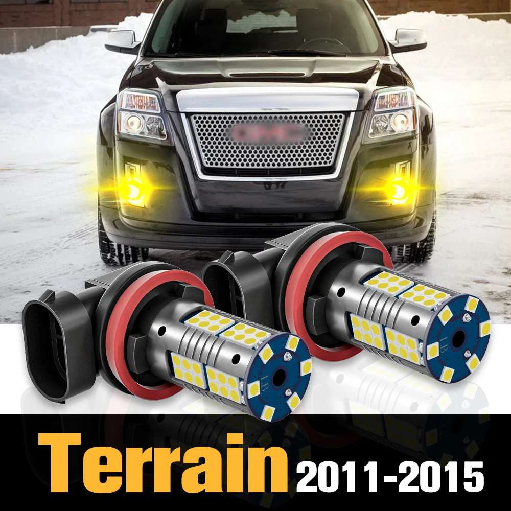 

2pcs Canbus LED Fog Light Lamp Accessories For GMC Terrain 2011-2015 2012 2013 2014