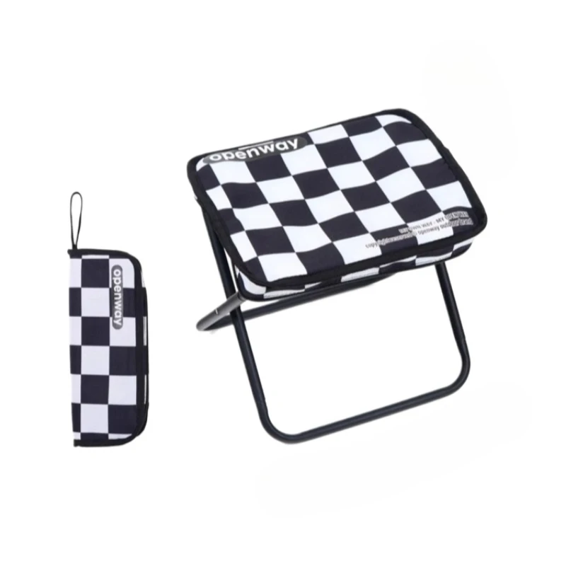 

Ultra Lightweight Portable Pouch Folding Stool - Camping Fishing Travel Metro Queue Chair - 7 Colors - Multi-scenario Use