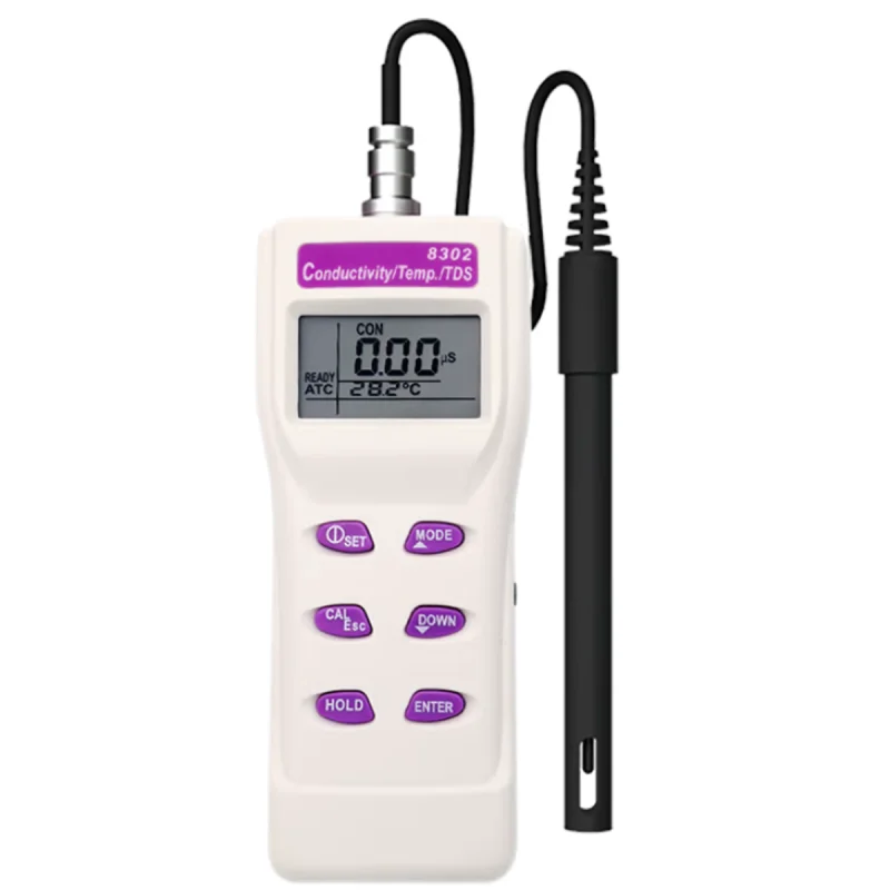 AZ8302 conductivity meter TDS temperature meter  water quality tester  aquaculture tester multifunction surveyor's instrument