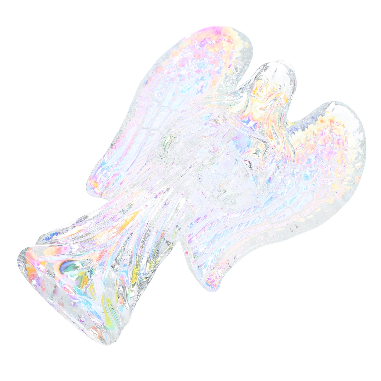

Crystal Angel Figurines Religious Decor Small Statue Handmade Mother's Day Gift Tabletop Ornaments Jesus Design Blessings Home