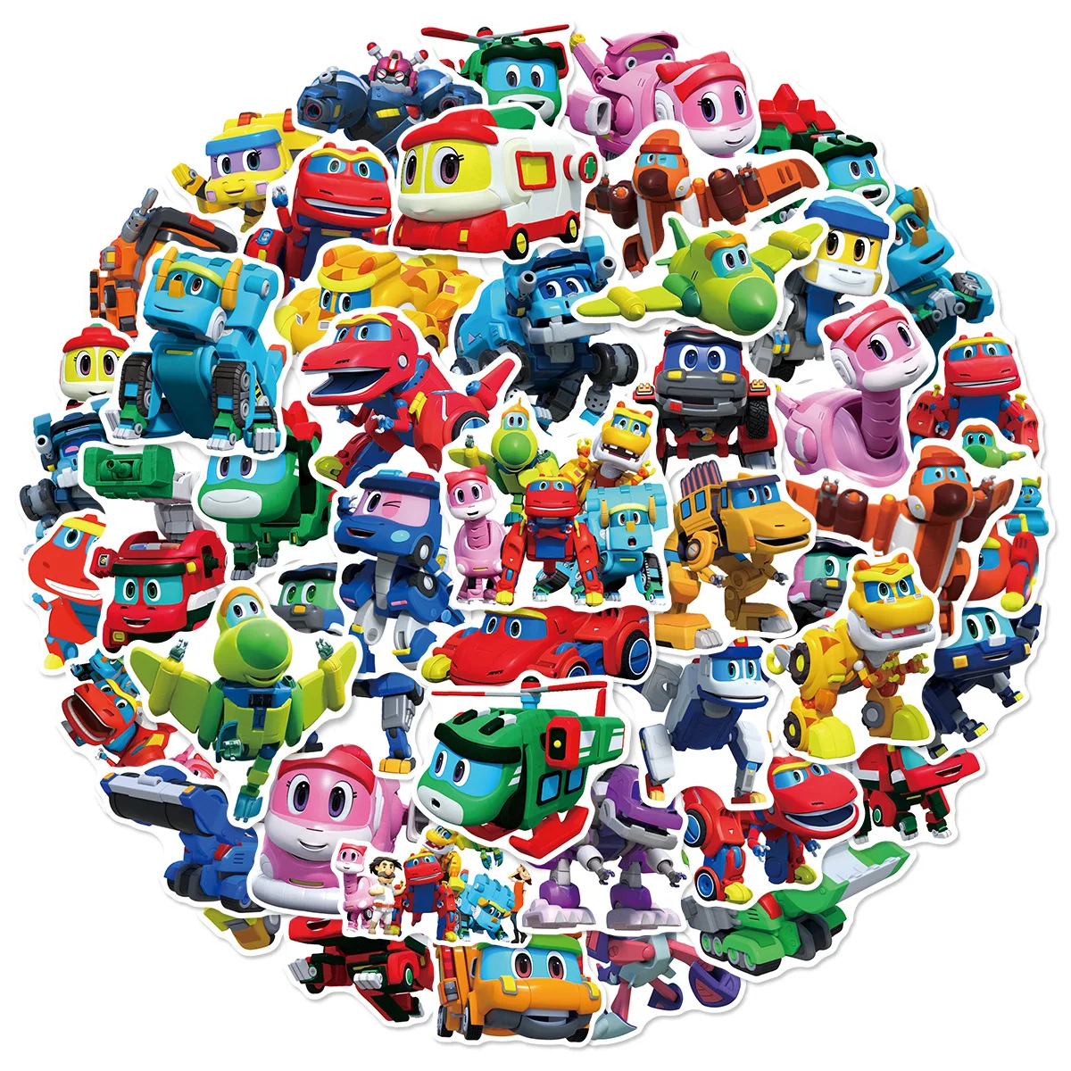 50 قطعة GOGO DINO الكرتون آلة التنين ملصقات مضحك الرسوم المتحركة الشارات DIY بها بنفسك حقيبة الثلاجة المحمول الغيتار سيارة دراجة الكتابة على الجدران ديكور #1