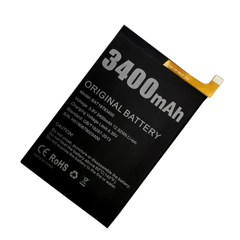 Battery For Doogee Y8 Replacement Batteries Rechargeable Doogee Y8 Li-polymer Bateria BAT18783400 3400mAh Tested+Repair Tools