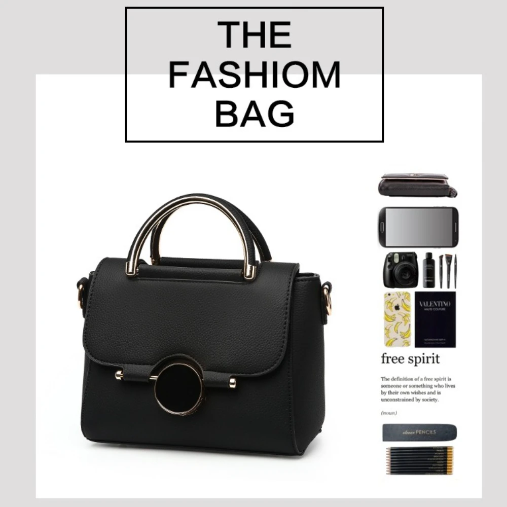 

Women Crossbody Shoulder Bags PU Leather Female Flap Sequined Lock Messenger Bag Small Handbag Female New Purse Clutch