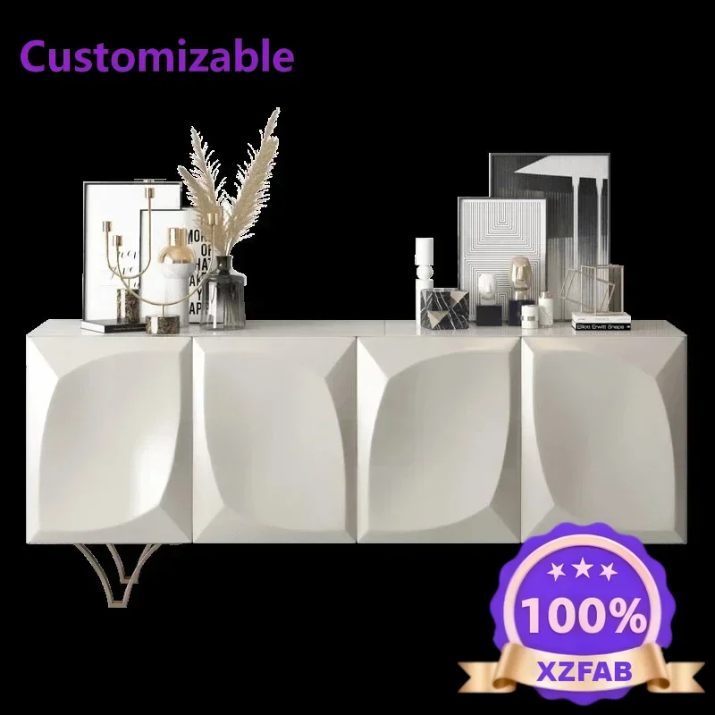 Factory Direct 2026 Design Creative Sideboard Cabinet Tea Cabinet Home Minimalist Entrance Cabinet Internet Celebrity Model Room