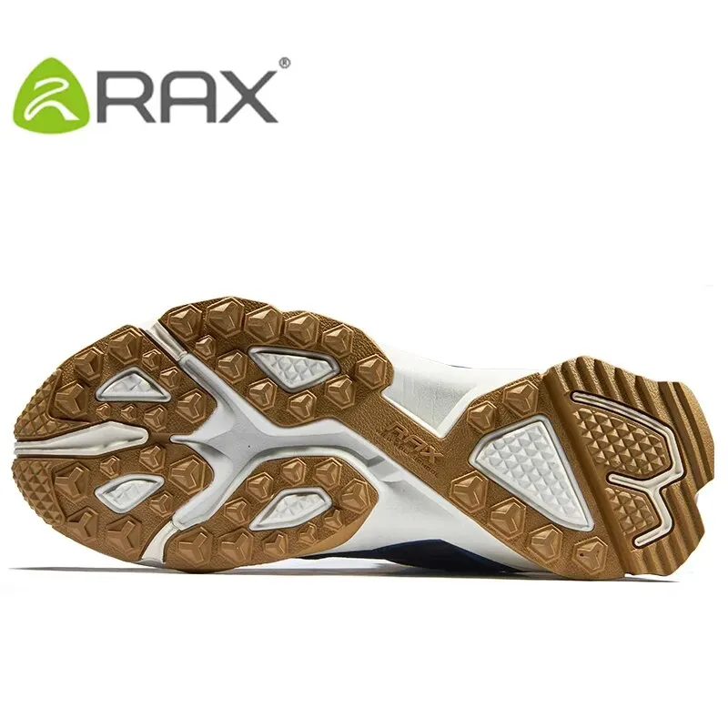 RAX Men Hiking Shoes Mid-top Leather Waterproof, Anti-slip, Anti-impact Outdoor Sports, Hiking, Camping, Hunting, Climbing Shoes