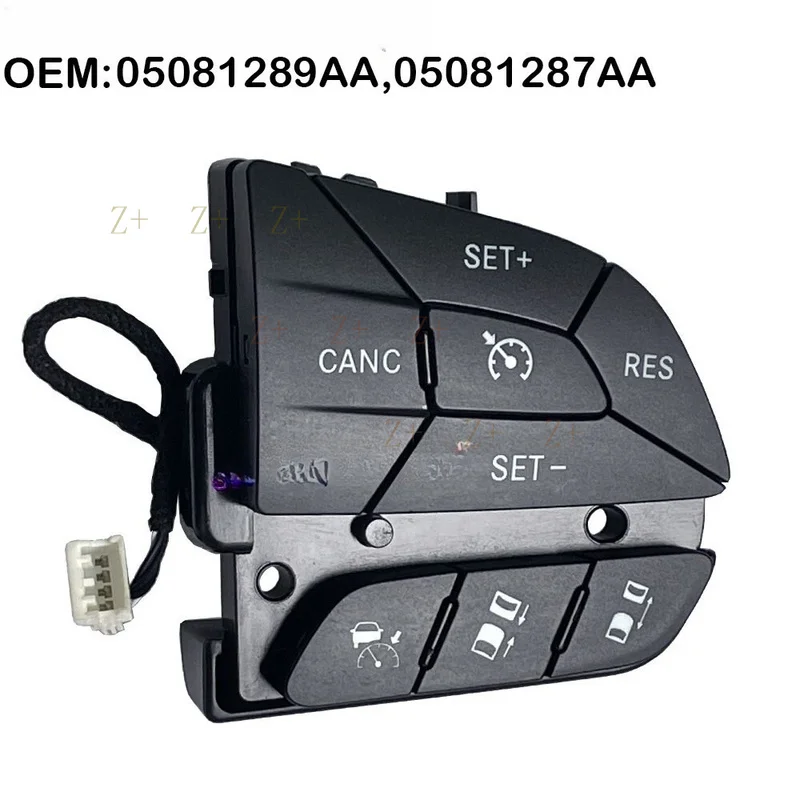 Z+ 05081289AA+05081287AA Steering Wheel control Switch For Dodge Charger Challengee 4