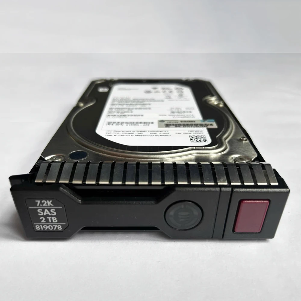 For HP 819078-001 2T 7.2K SAS 3.5'' 818365-B21 Drive Hard Disk