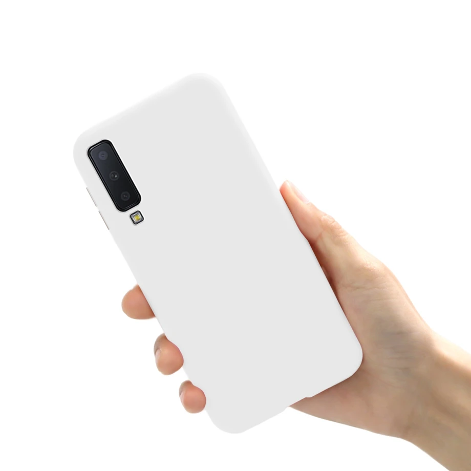 Für Telefon Fall Samsung Galaxy A7 2018 Fall Stoßstange Weiche Matte Silikon Coque Für Zurück Abdeckung Samsung A7 2018 A750 a750F Fall Funda – Detail 16