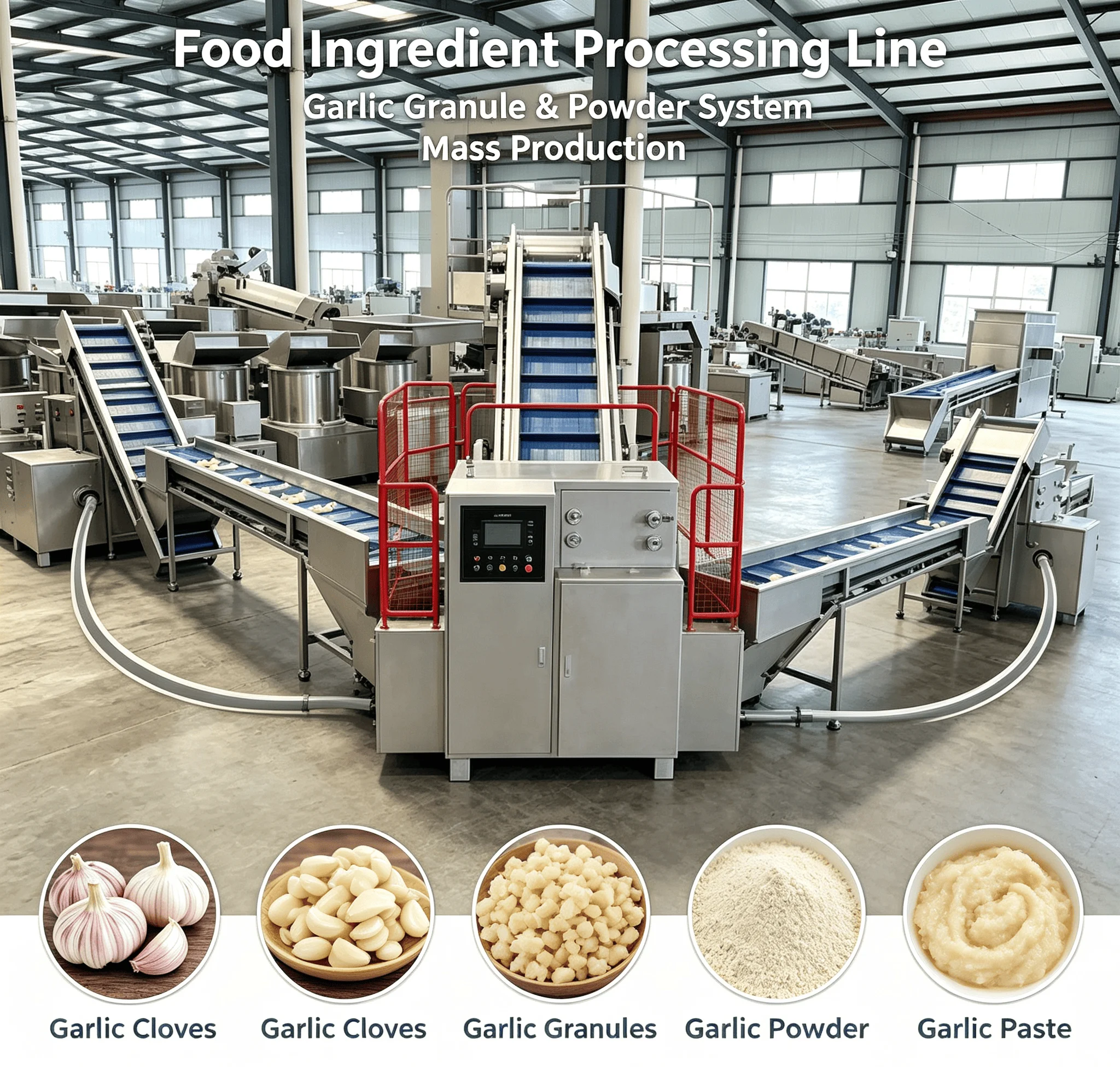Semi-Automatic Root Vegetable Line Garlic Onion Processing Equipment For Dry Spice Manufacturing Customized