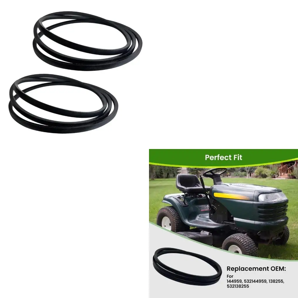 Looped Deck Belt Set, 1/2