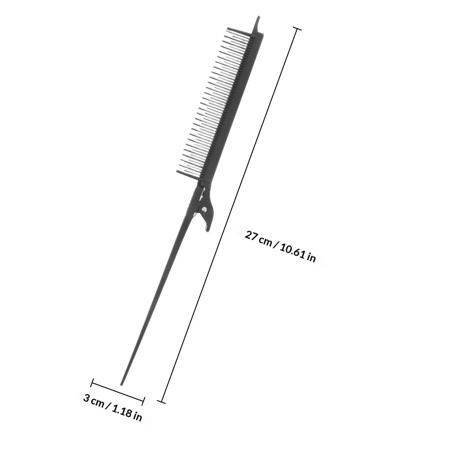 Professional Rat Tail Comb for Hair Sectioning, Styling & Teasing – Fine Tooth Salon Highlighting Comb