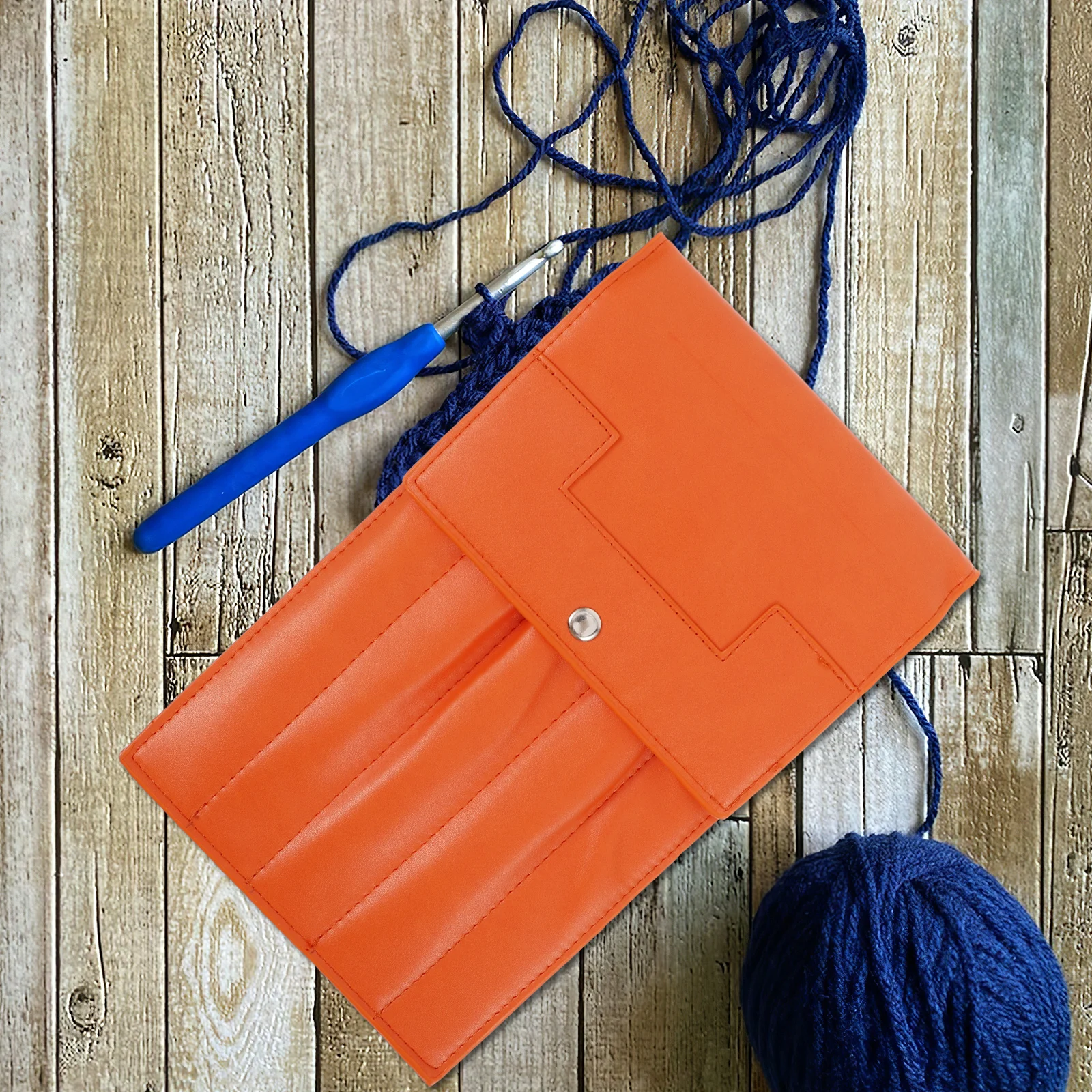 

Portable Crochet Hook Bag Knitting Needle Case Wool Hooks ganizer Sewing Accessory Storage Pouch Craft Tool Container