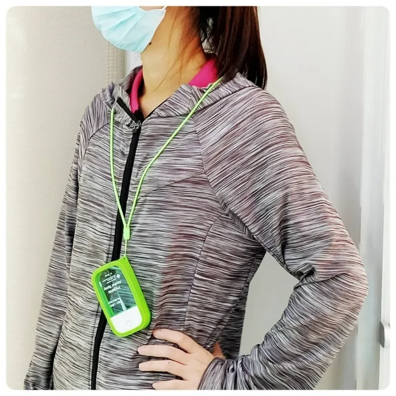 45cm Nylon Hanging Neck Cell Phone Lanyard String Hand Wrist Straps Portable Mobile Phone Anti-lost 18cm Necklace Rope Straps