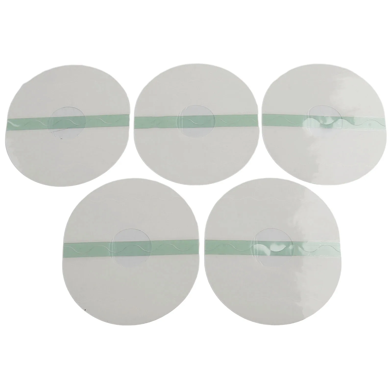 25Pcs Freestyle Adhesive Patch Oval Transparent Bandag 4 1/2\