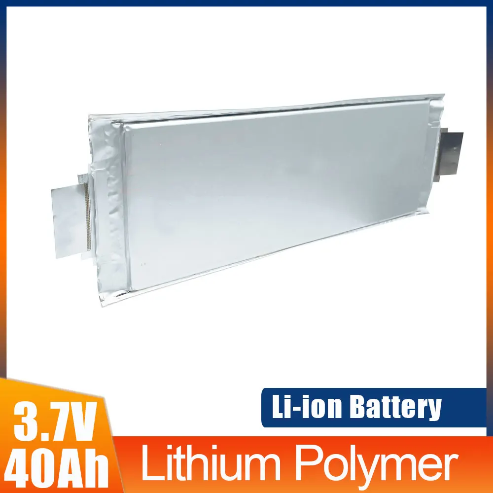 1PCS 3.7V 40AH Li-ion Cell 3C Lithium Polymer Battery For Motorcycle Motor Controller Electric Vehicle RV E-bike UPS Scooter